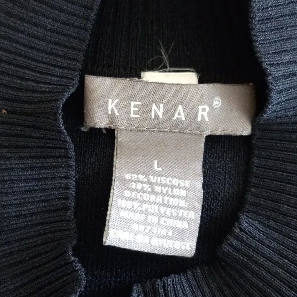 Mock Neck Knit Sweater  - Picture 4 of 4